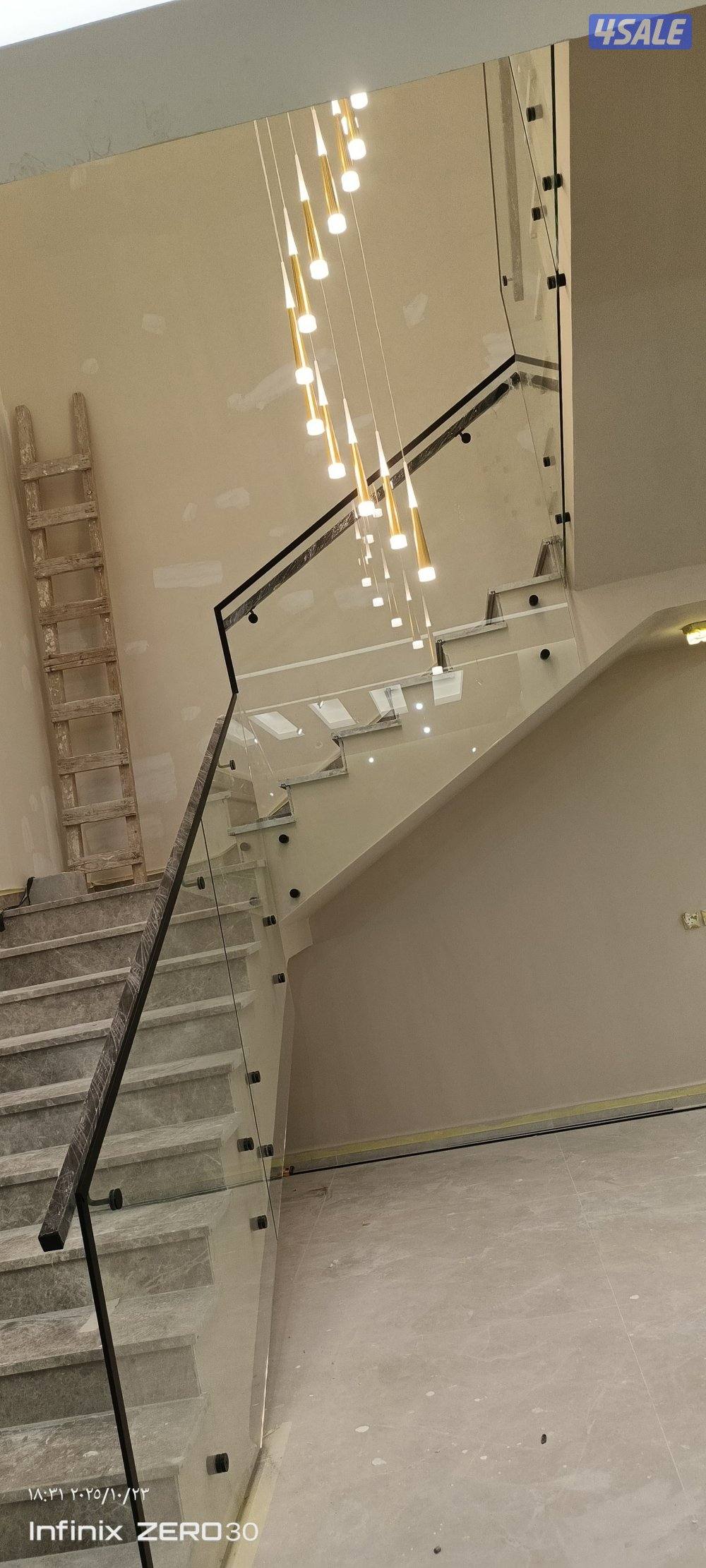 زجاج سكريت دربزين درج شاور بكس11