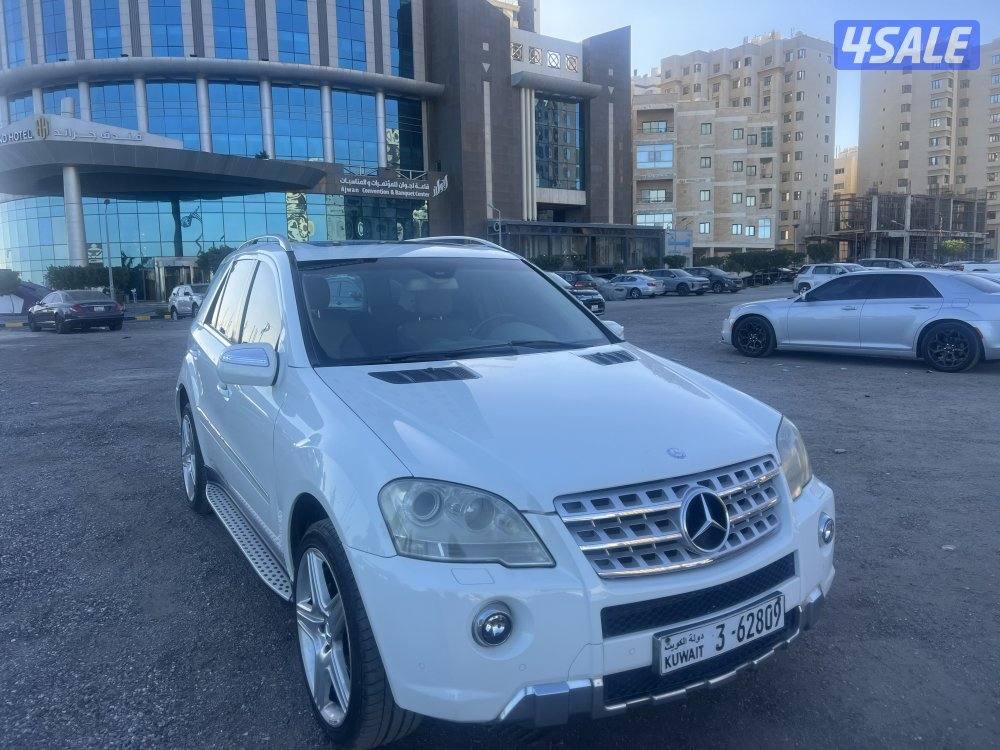 مرسيدس ML350 ابيض 2009 ماشي 230 الف5