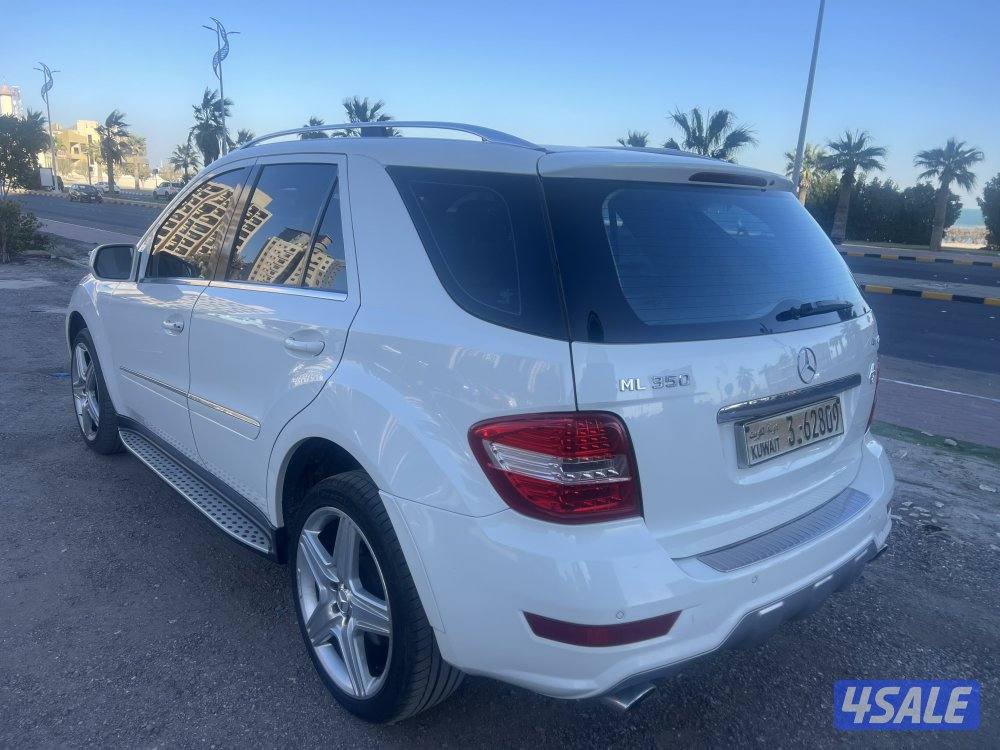 مرسيدس ML350 ابيض 2009 ماشي 230 الف6