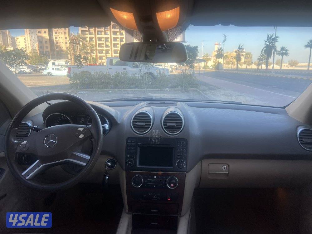 مرسيدس ML350 ابيض 2009 ماشي 230 الف13