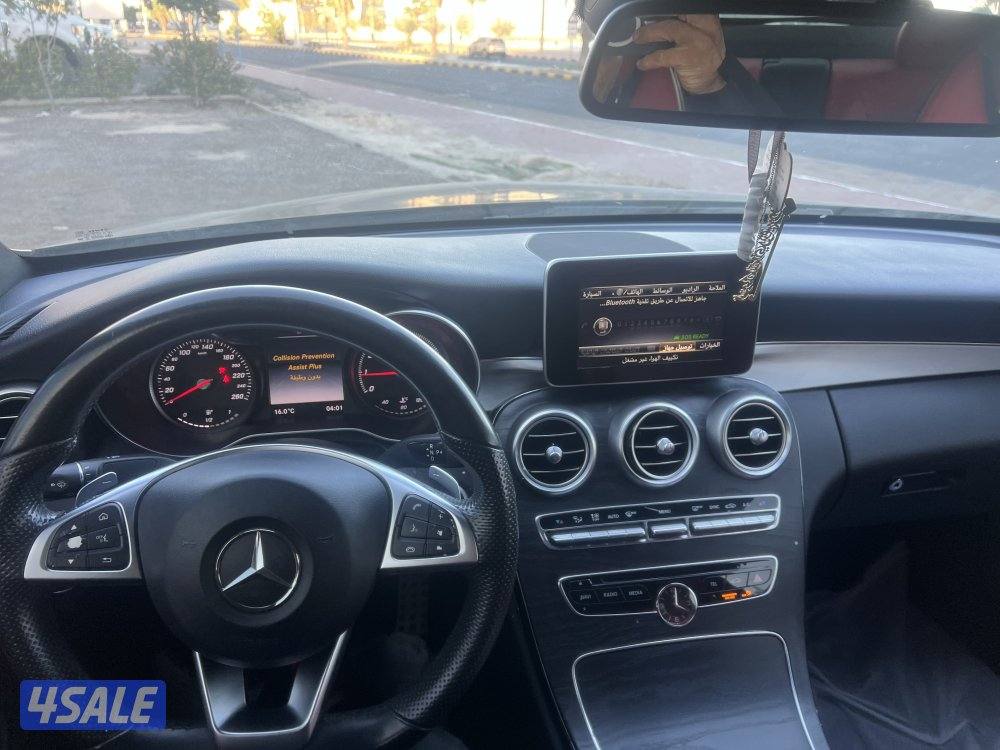 مرسيدس C200 مواصفات AMGماشي 130 الف كامل المواصفات14