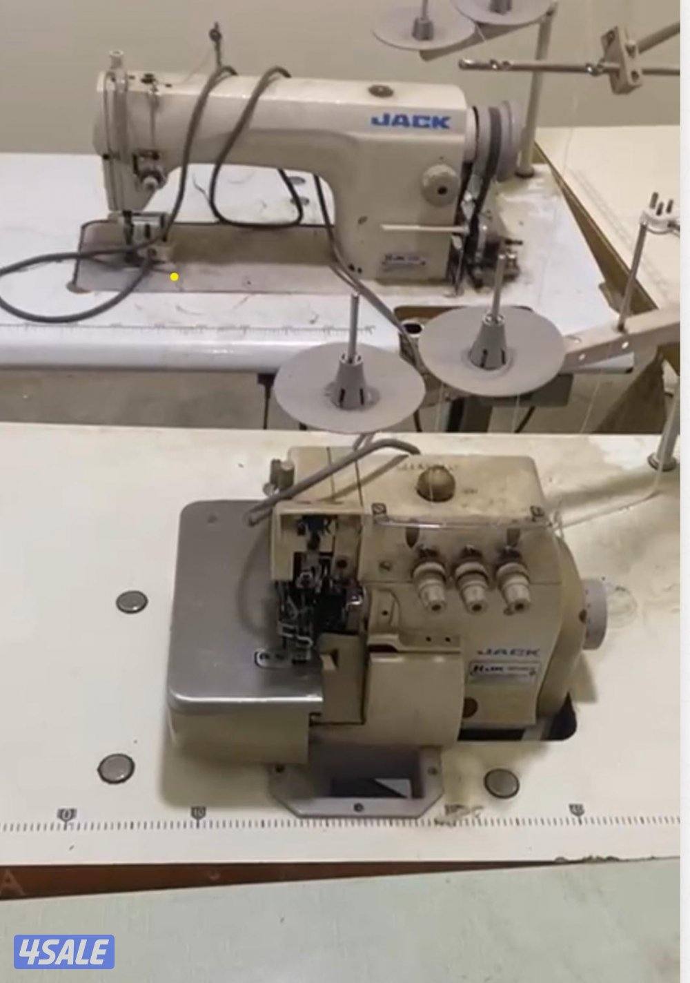 للبيع مكاين خياطة عدد 4 بسعر 120 دك للكل3