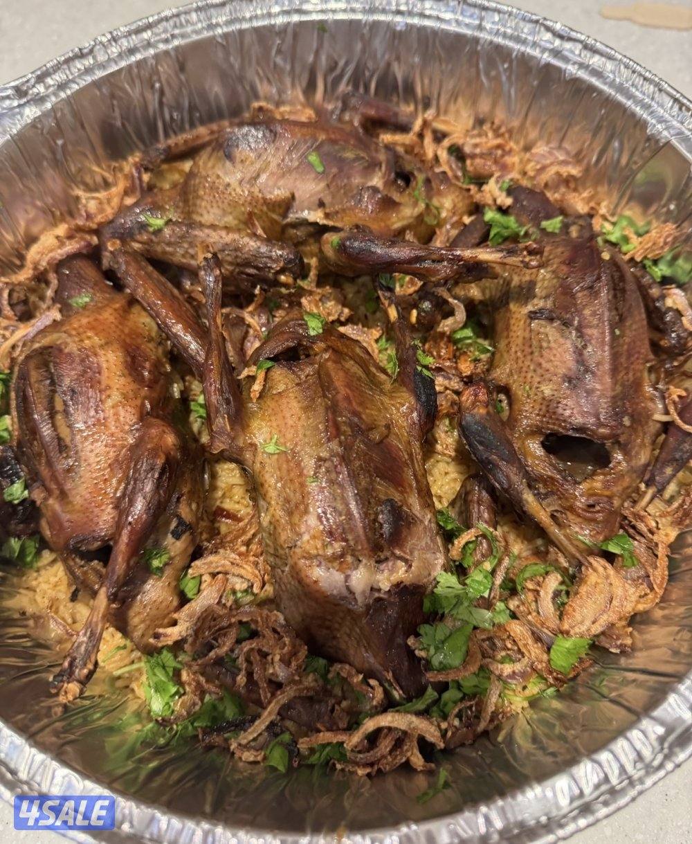 فروخ حمام زاجل+ لاحم فرنسي + بط شرط السمنه والحجم + طبخ + توصيل سريع9