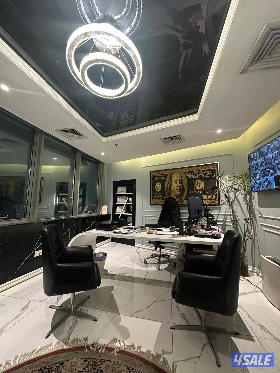 نصف دور تشطيب راقي تصميم ايطالي دور عالي اطلاله مميزة 5 ارقام آليه7