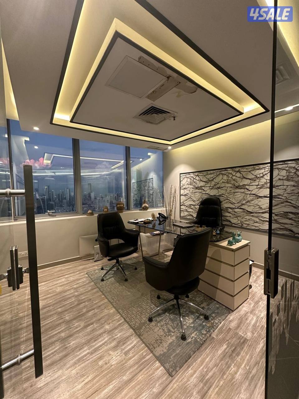 نصف دور تشطيب راقي تصميم ايطالي دور عالي اطلاله مميزة 5 ارقام آليه10