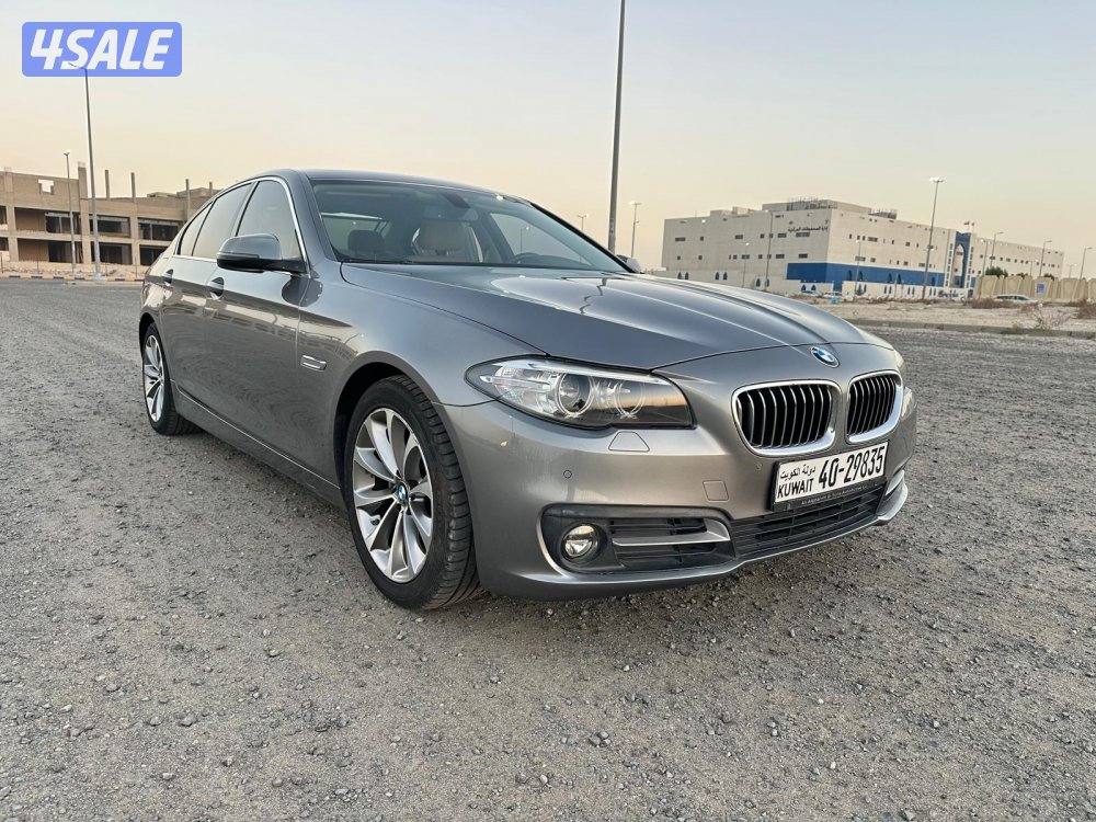 BMW 520i موديل ٢٠١٦ صبغ وكالة و عداد قليل6