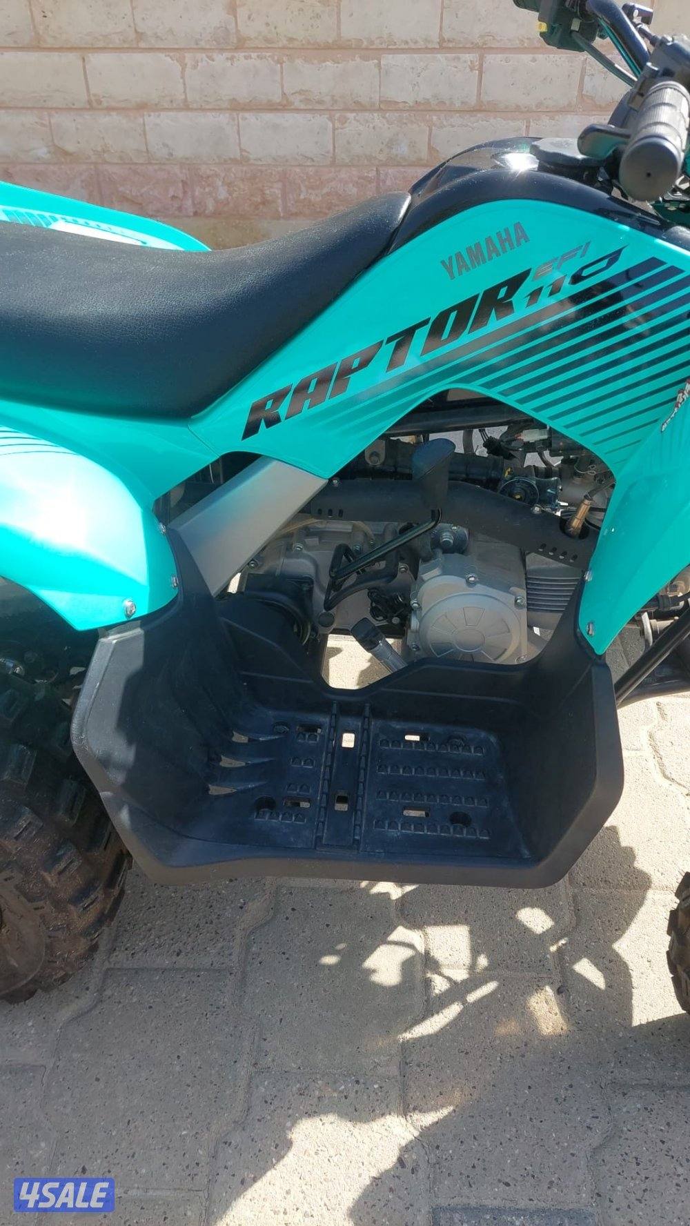 للبيع رابتر ياماها 110 EFI خرج من الوكاله 11/2024 شبه جديد3