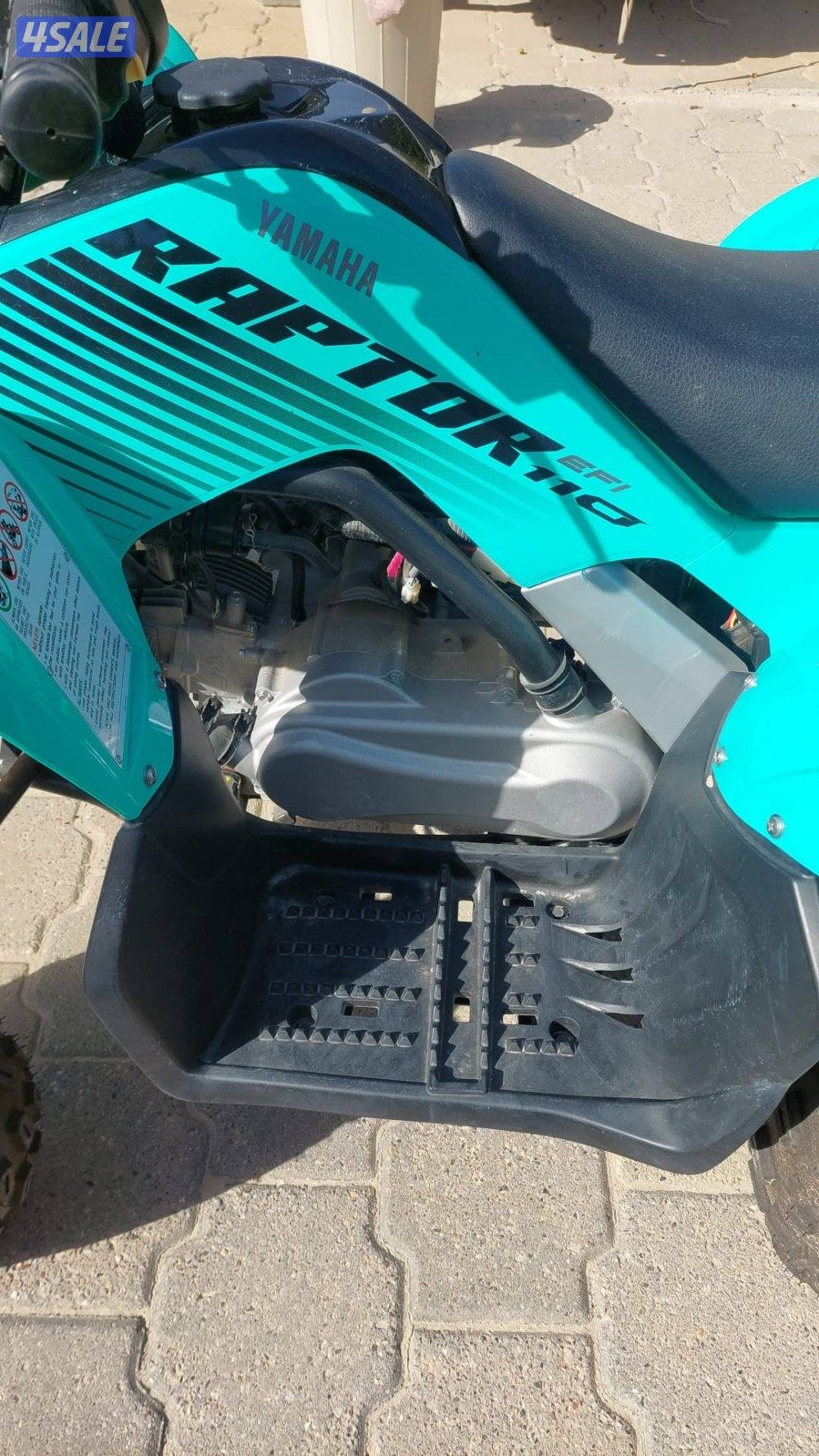 للبيع رابتر ياماها 110 EFI خرج من الوكاله 11/2024 شبه جديد6