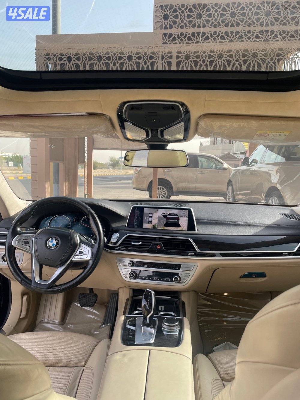 للبيع بي ام 740لارج كامل المواصفات ماشي 199 صبغ الوكاله وشرط الفحص5