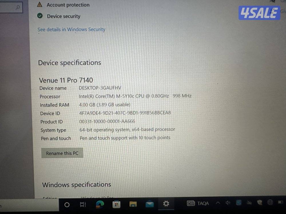 جهاز Dell 11 pro 71401