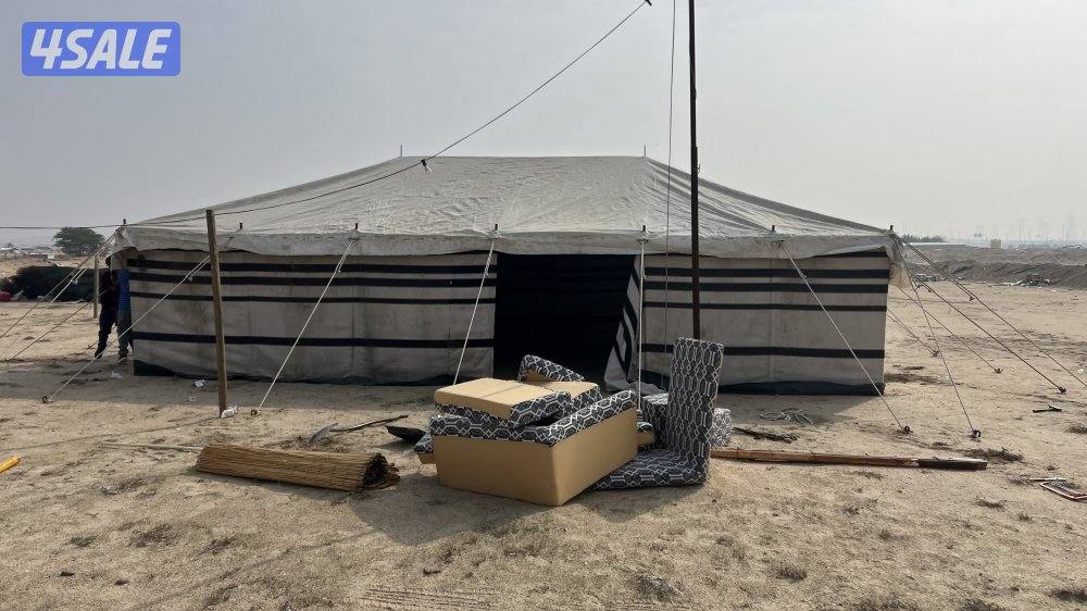 بيت شعر 10/6 تفصال السعوديه وطربال مخيط مطري نظيف جدا موسم واحد3