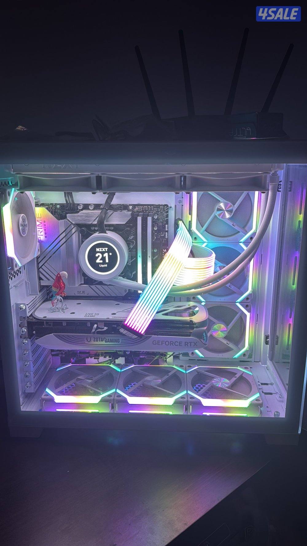 Zotag gaming 4070 ti full white2