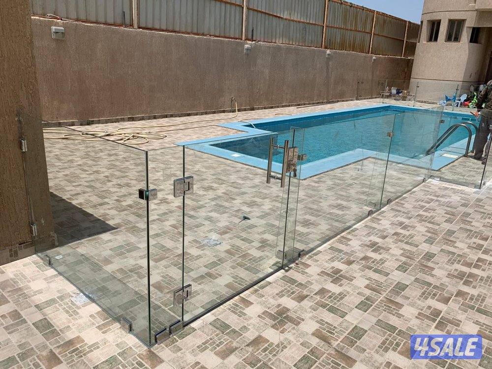 جميع انواع زجاج السيكوريت والشاور بوكس وحمامات السباحه8