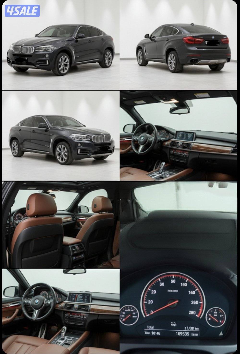 BMW  X6  2015. alghanim source. first owner. very good condition.8