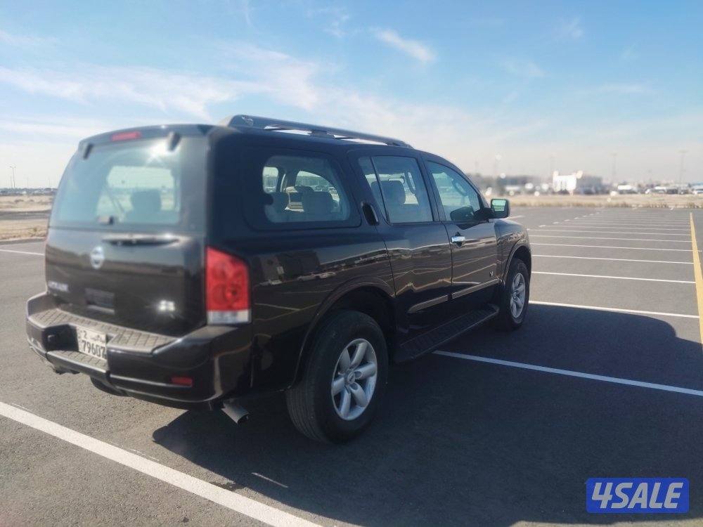 نيسان ارمادا موديل 2011 لون اسود عداد 248 الف بحاله ممتازة2