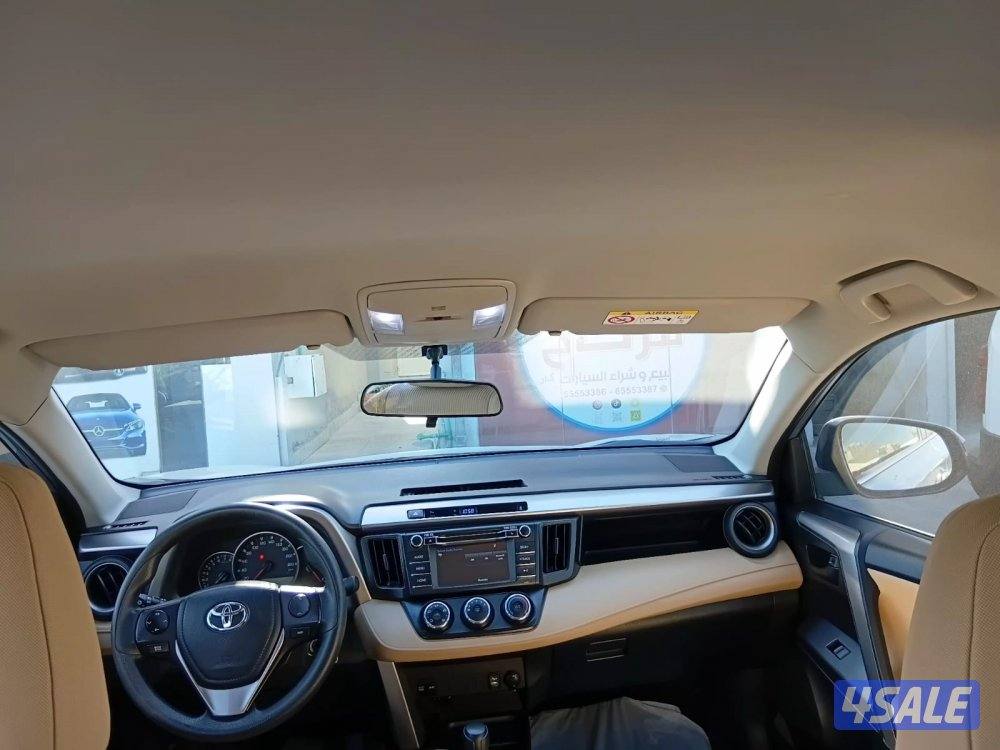 راف 4 موديل 2018 ماشي 180 الف صبغ الوكالة ماعدا قطعتين شرط الفحص6