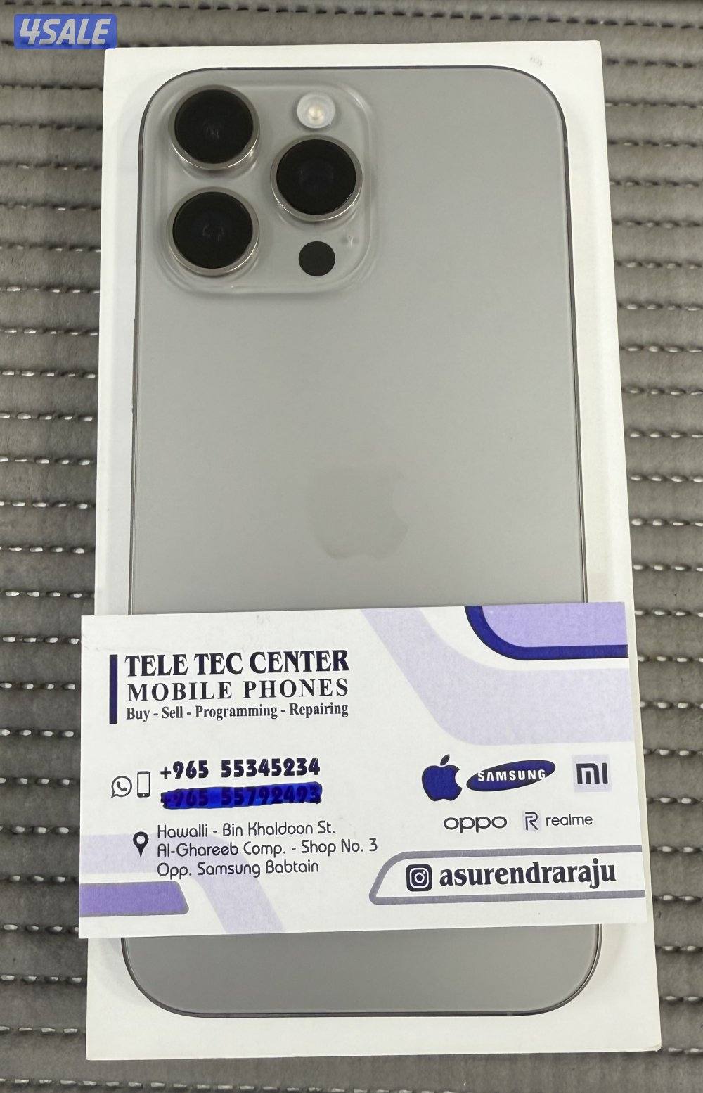 iPhone 16 Pro Max 512GB Natural titanium Used.0