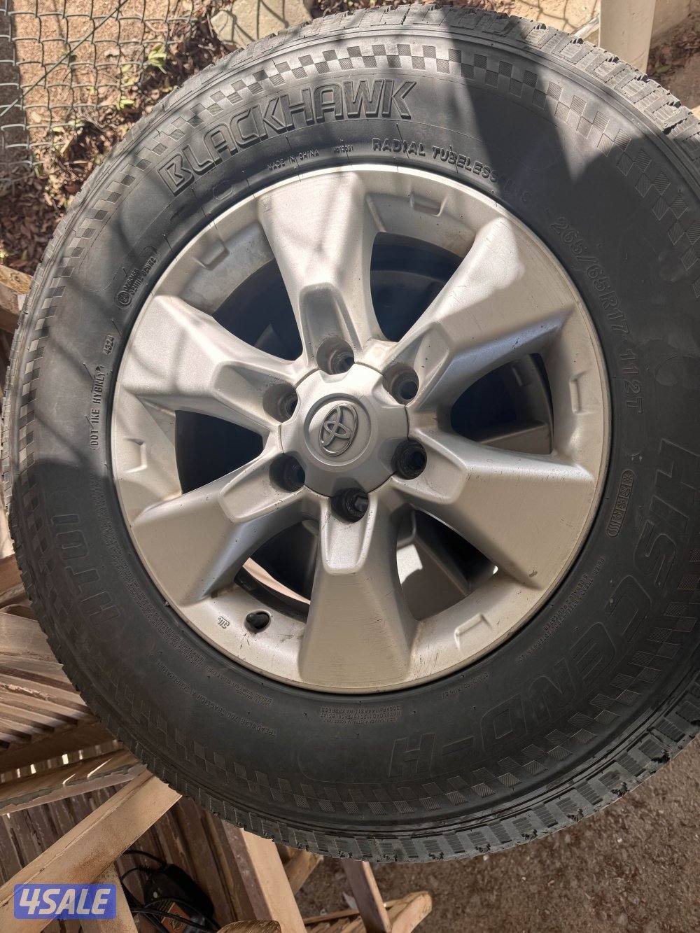 Mags and new tires for Toyota Prado 20101