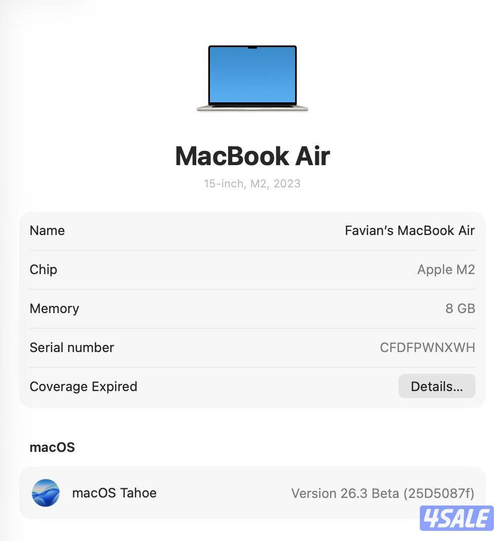 Macbook Air (M2) 20230
