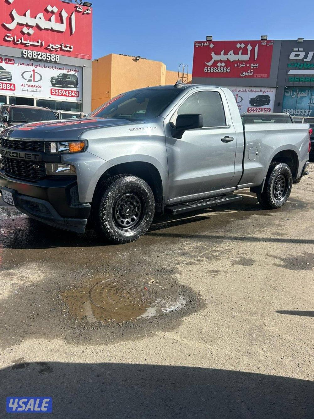 شيفرولية سلفرادو 1500 موديل 2021 ماشى 69.000 k.m  وارد الغانم .0