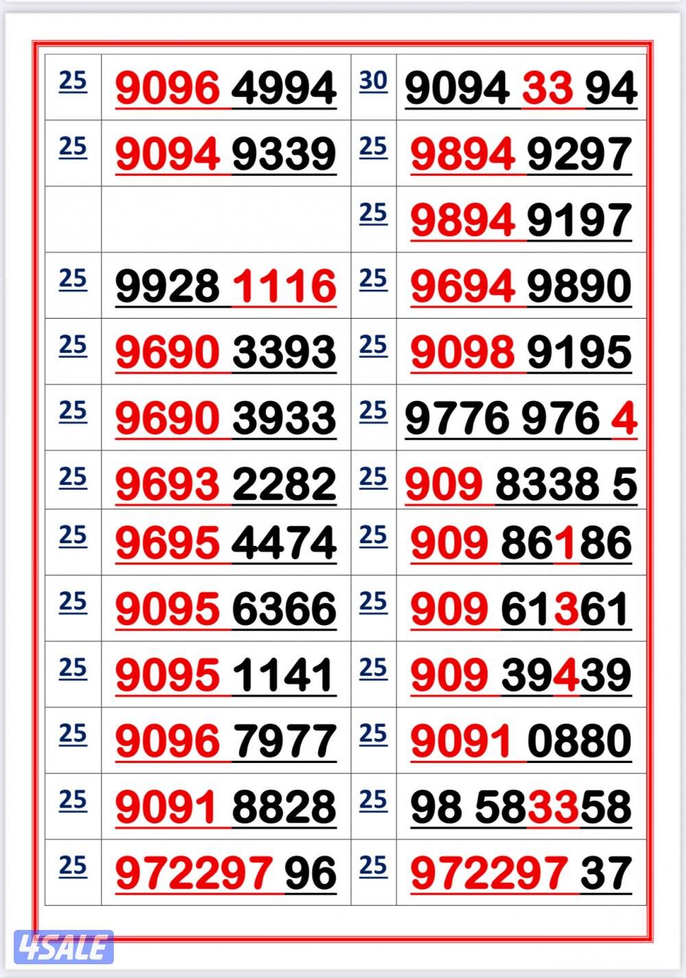 اكسترا للاتصالات ارقام مميزة7