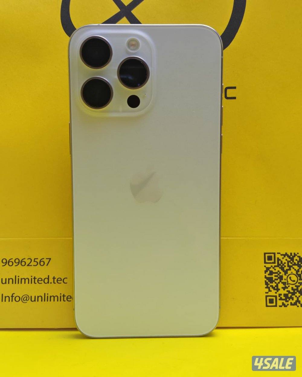 ايفون 15 برو ماكس تيتانيوم iPhone 15 Pro Max 512GB White Titanium6