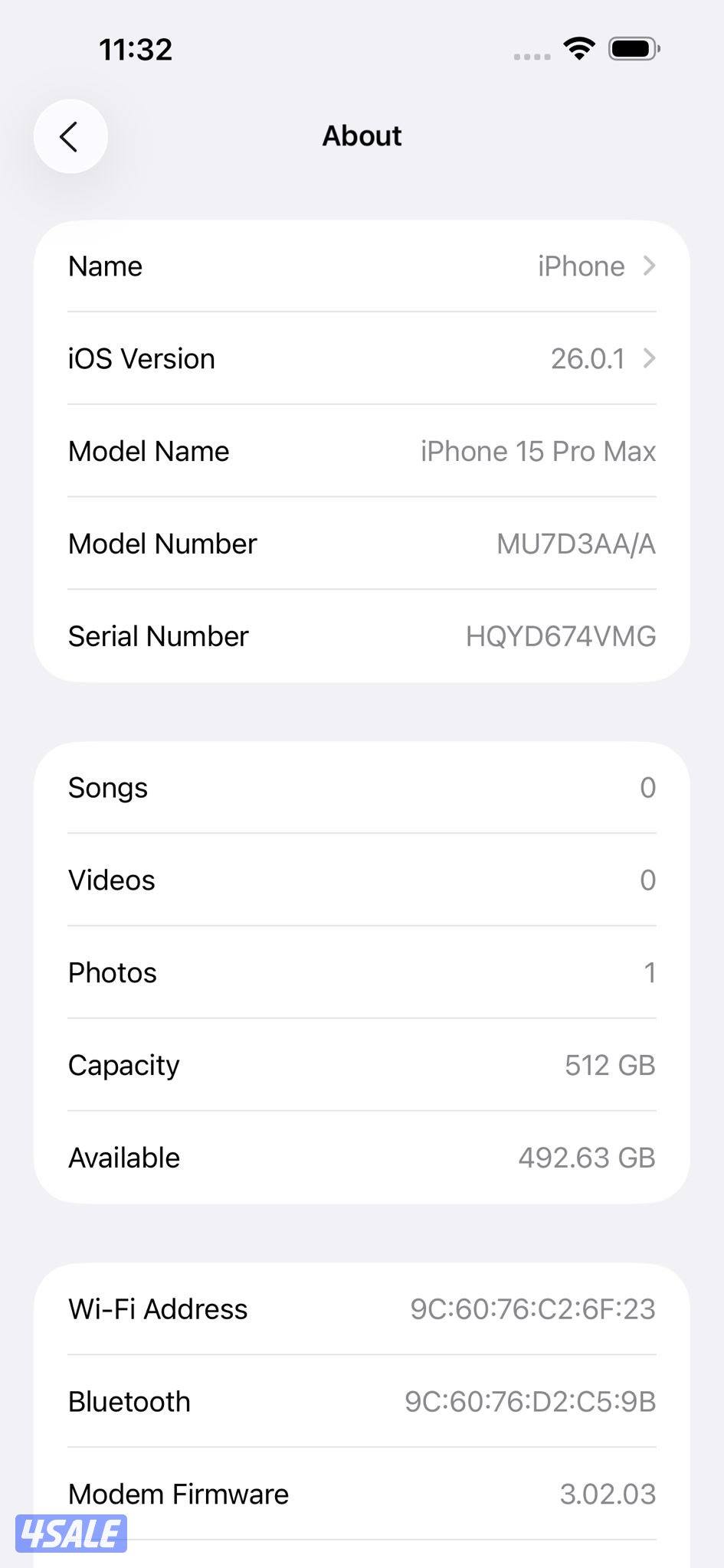 ايفون 15 برو ماكس تيتانيوم iPhone 15 Pro Max 512GB White Titanium10