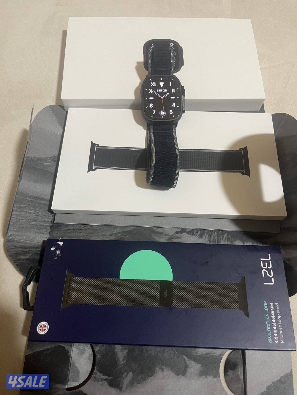 ابل ووتش الترا 3 مستعملة نفس الجديدة0