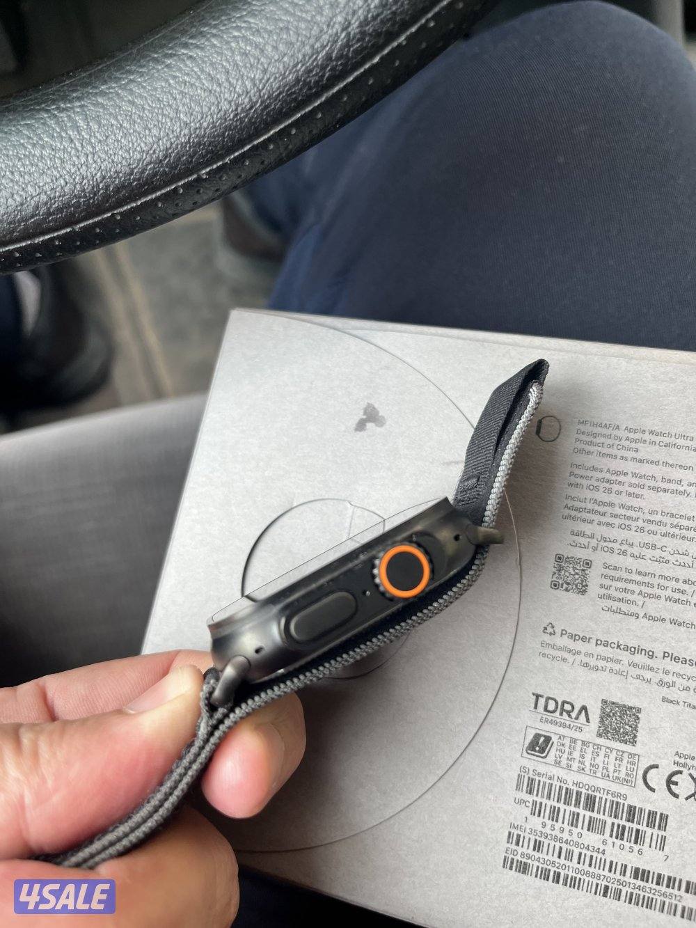 ابل ووتش الترا 3 مستعملة نفس الجديدة9