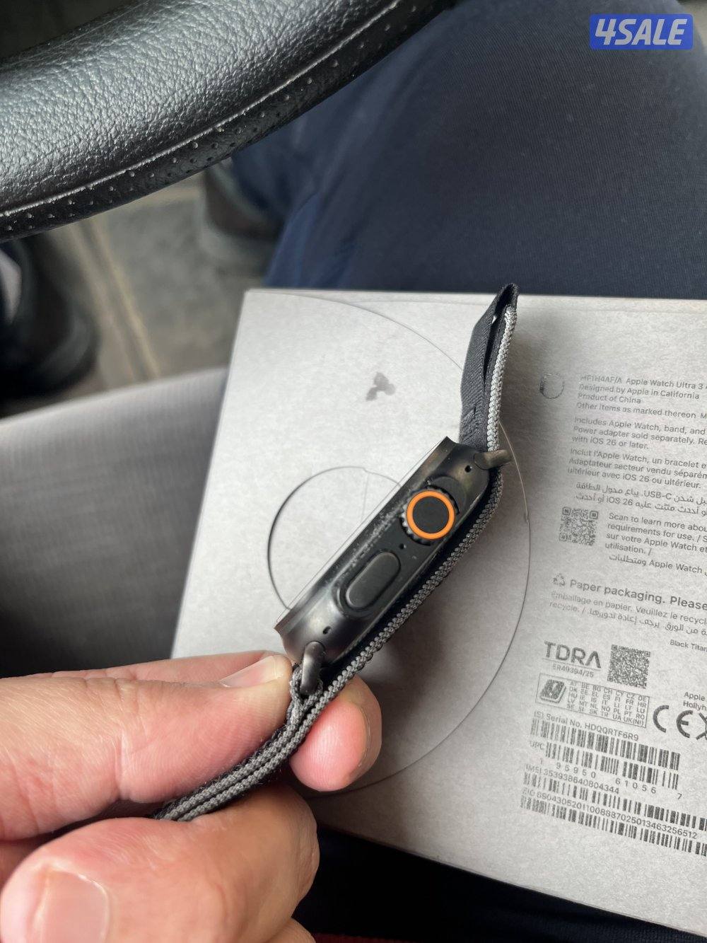 ابل ووتش الترا 3 مستعملة نفس الجديدة10