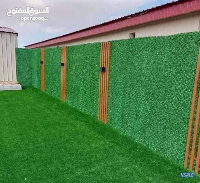 تنسيق حدائق تركيب ثيل صناعي وطبيعي وسور تركي بافضل الاسعار0