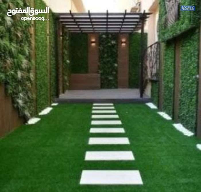 تنسيق حدائق تركيب ثيل صناعي وطبيعي وسور تركي بافضل الاسعار2