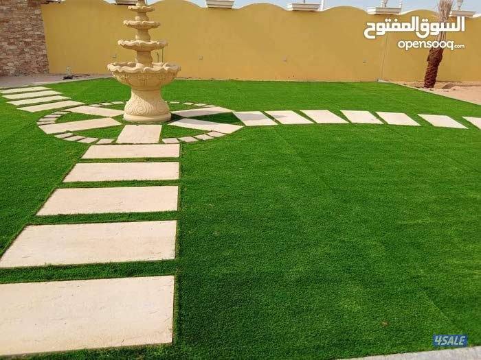 تنسيق حدائق تركيب ثيل صناعي وطبيعي وسور تركي بافضل الاسعار6