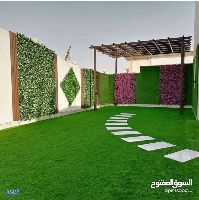 تنسيق حدائق تركيب ثيل صناعي وطبيعي وسور تركي بافضل الاسعار10