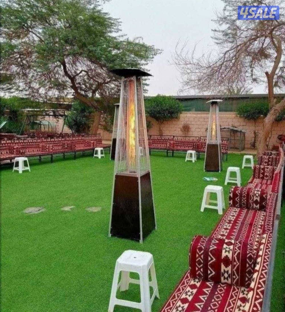 تأجير كراسي وطاولات خيمه دفايات كراسي عزاء كنفات خدمه قهوجية0