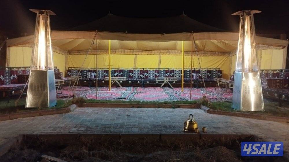 تأجير كراسي وطاولات خيمه دفايات كراسي عزاء كنفات خدمه قهوجية1