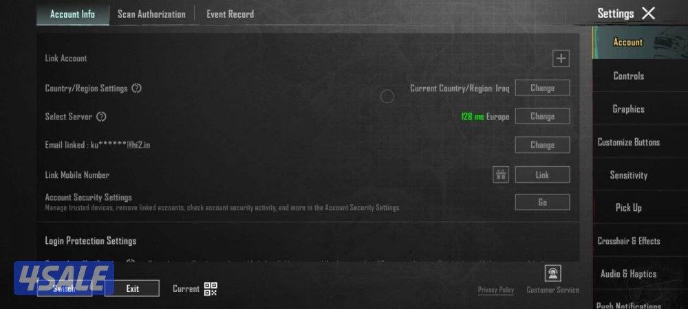 حساب ببجي للبيع11