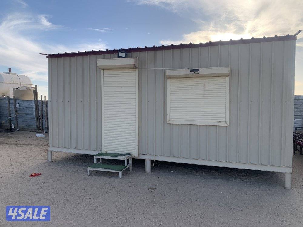 ‏للبيع شاليه مقاس ستة في أربعة غرفة ومطبخ ودوره مياه0