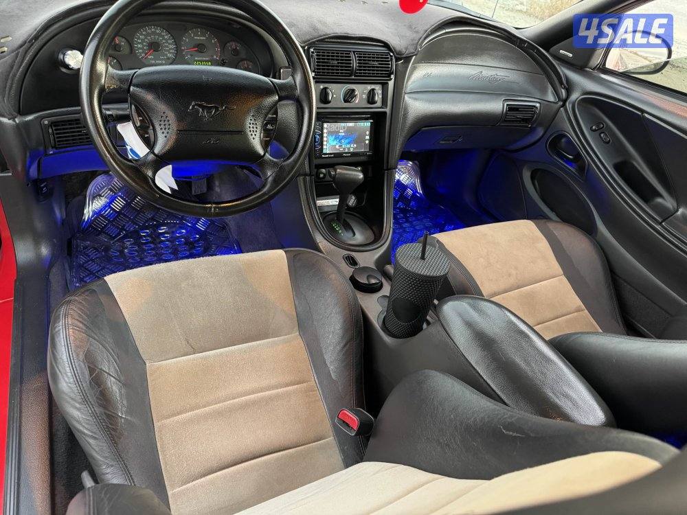 للبيع موستنج موديل 2002 تماتيك 8 سلندر شرط الفحص شاصي جيد هيئه جديد7