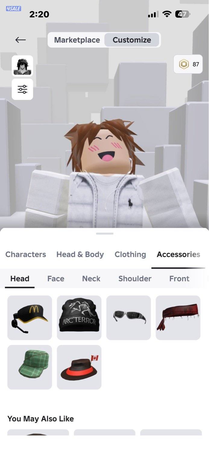 حساب سكنات روبلوكس6