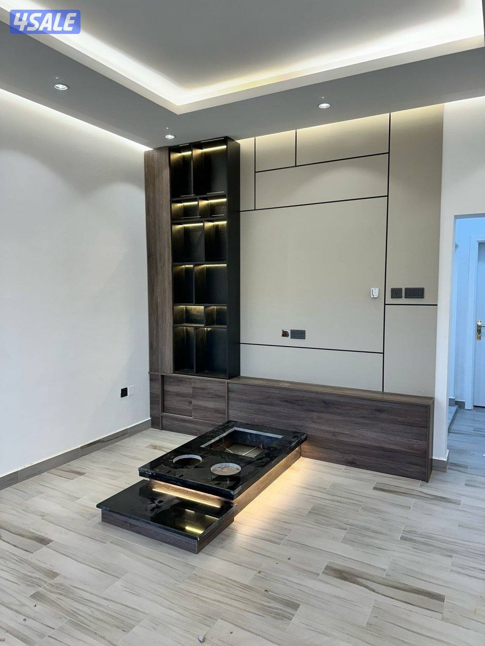 ديكورات منازل داخليه بديل الخشب بديل رخام جبسم بورد9