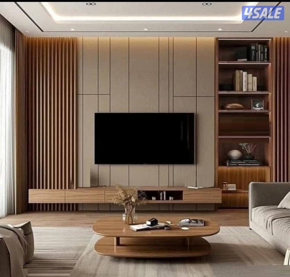 ديكورات منازل داخليه بديل الخشب بديل رخام جبسم بورد12