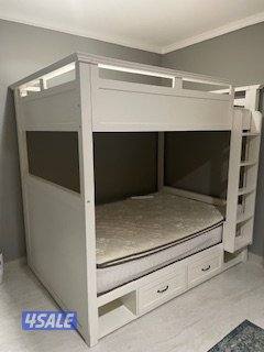 Pottery barn Teen Hampton Storage Full-over-Full Bunk Bed0