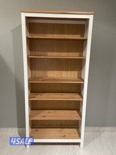 Ikea HEMNES Bookcase white stain/light brown & Bookcase, white stain0