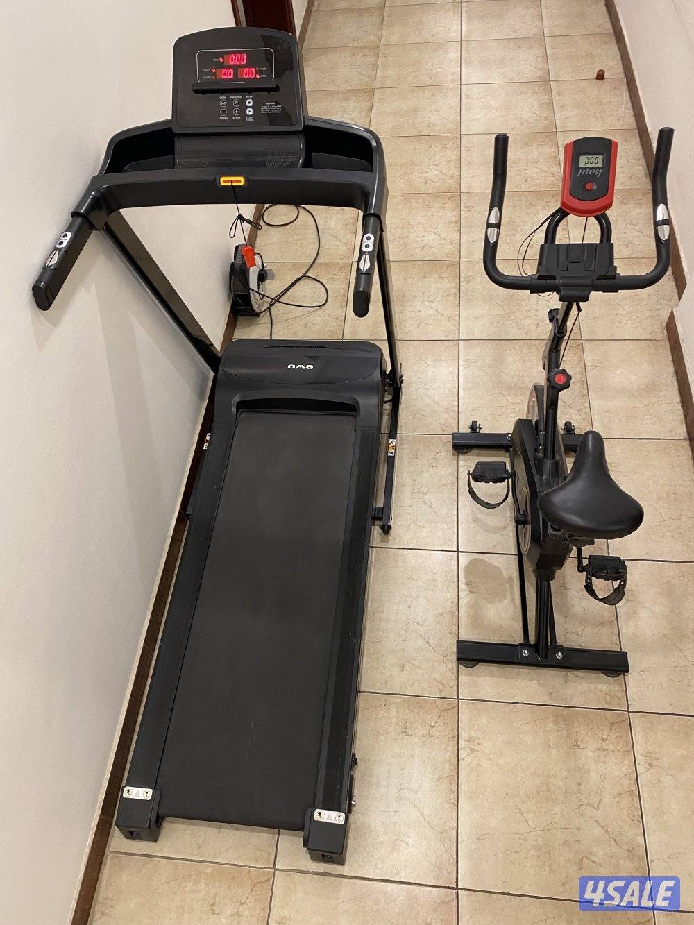 جهاز مشي رياضة + دراجة تمارين رياضية = ٩٠ دك فقط أجهزة8