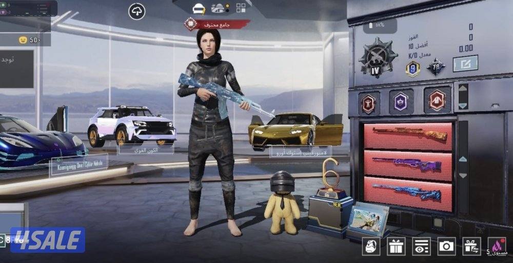 حساب ببجي للبيع ب350 دينار1