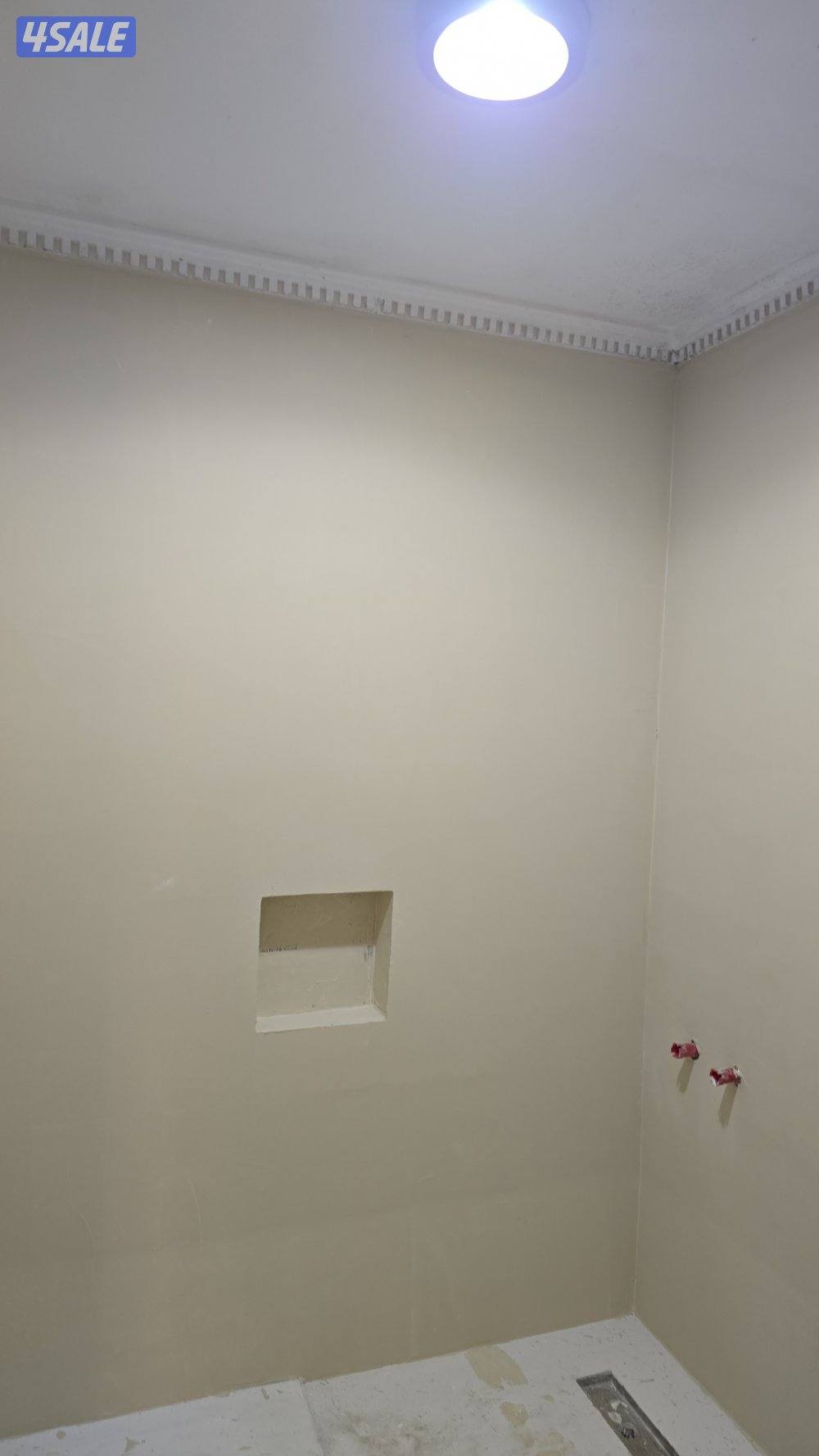 مايكروسمنت ابو مريم  كفالة سنة صبغ دخلي بدون ريحه تركيب ورق جدران وترك1