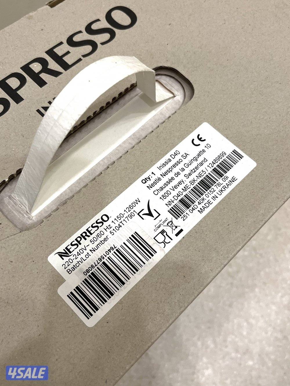 [Nespresso Inissia D40]مكينه قهوه نسبرسو جديد1