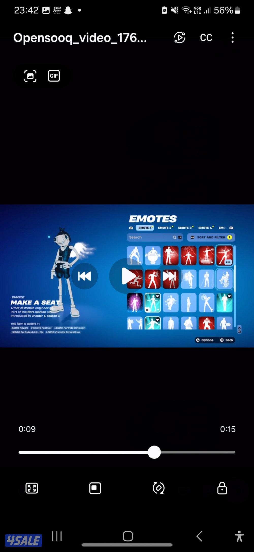 حساب فورت للبيع5