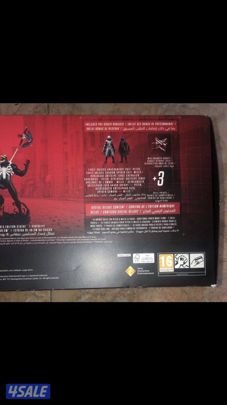 لعبة مارفيل سبايدرمان2 نسخة الجامعون5